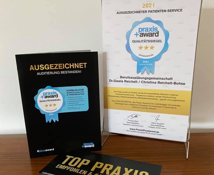 PRAXIS + AWARD AUSZEICHNUNG 2021